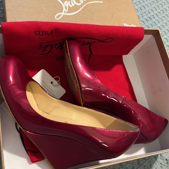 Authentic Christian Louboutin wedges - Picture 15 of 16